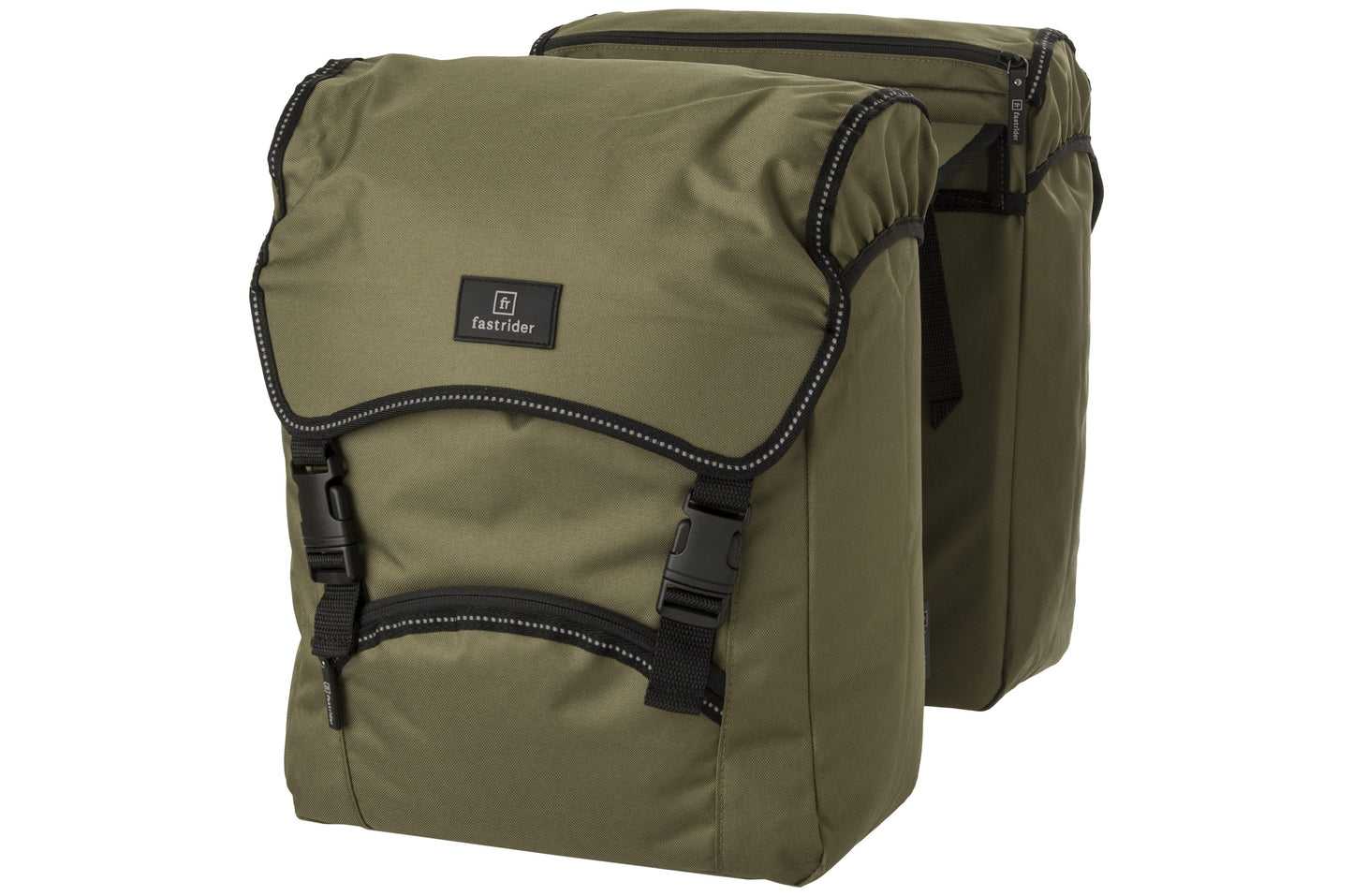 Fastrider unibag Traffic bolsa doble para bicicleta basics verde militar