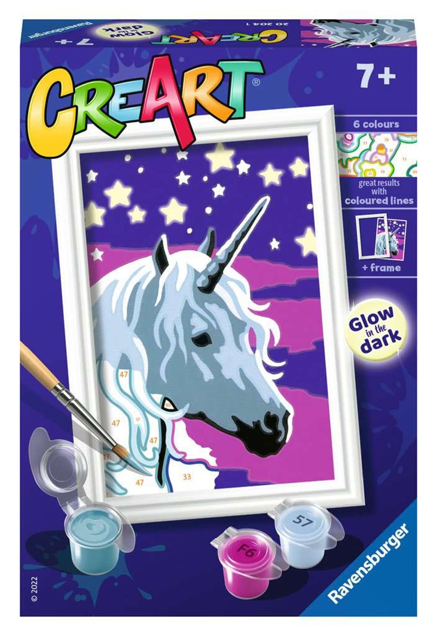 Ravensburger Creart Painting on Number Unicorn Dreams