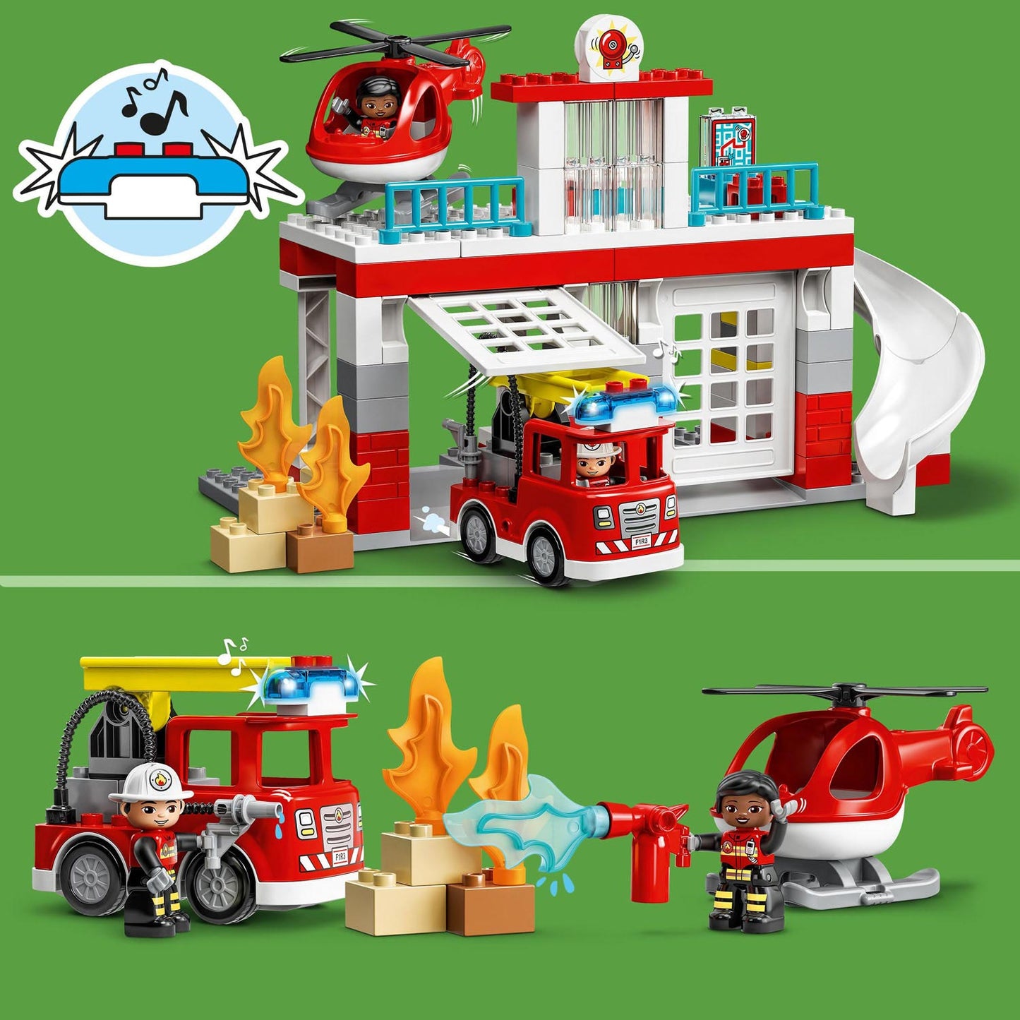 LEGO LEGO DUPLO 10970 Fire Station Elicopter