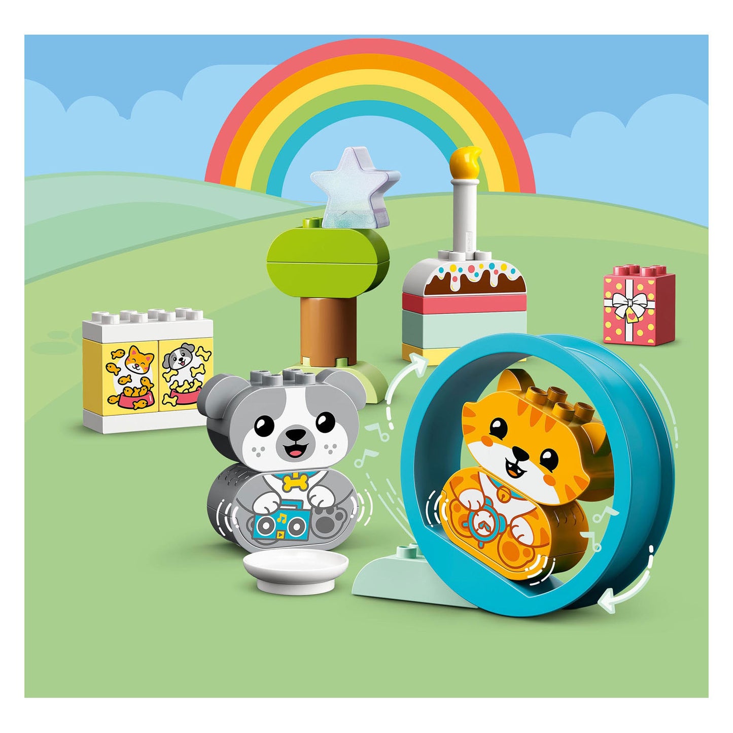 Lego duplo 10977 mijn eerste puppy kitten met geluiden