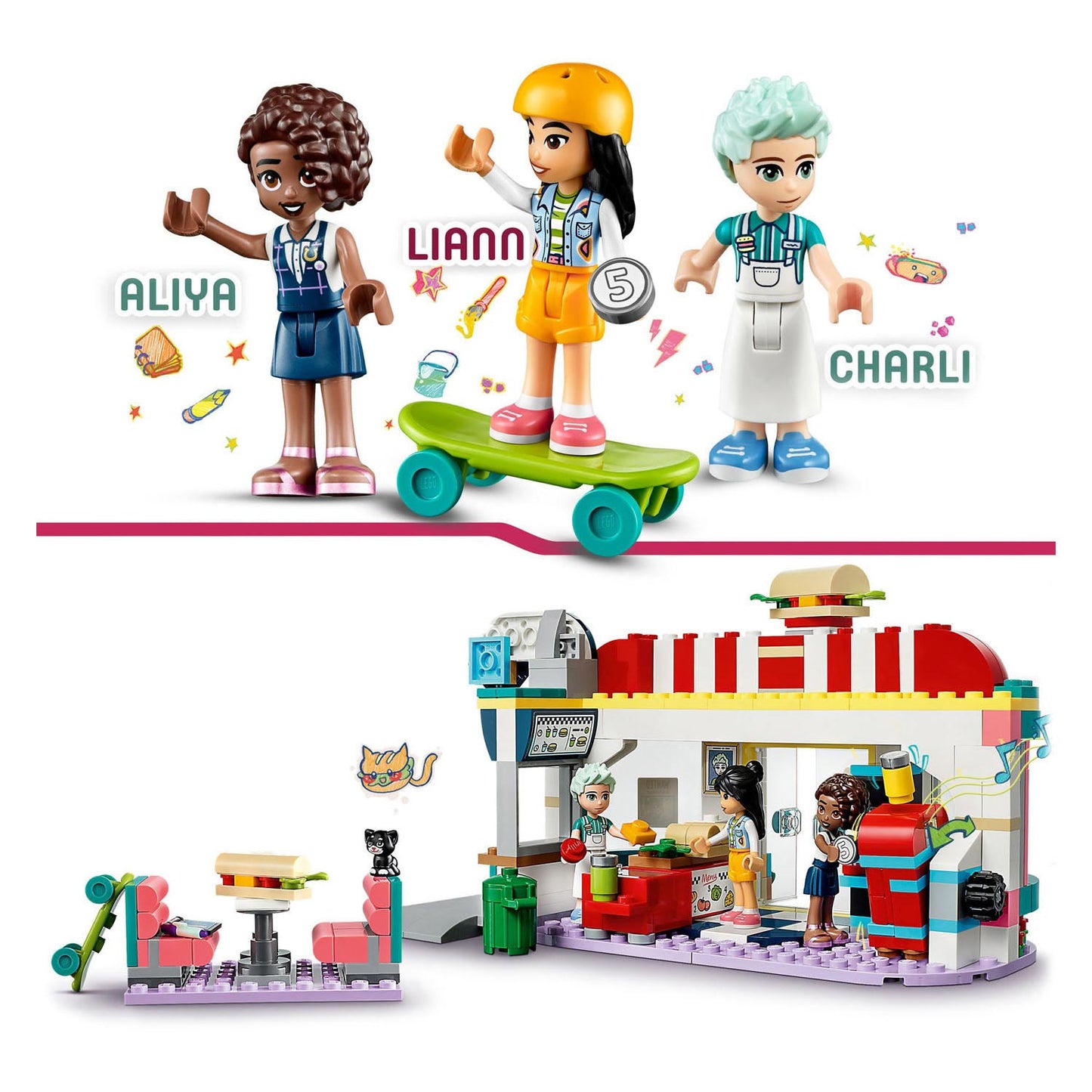 Lego LEGO Friends 41728 Ristorante Heartlake in città