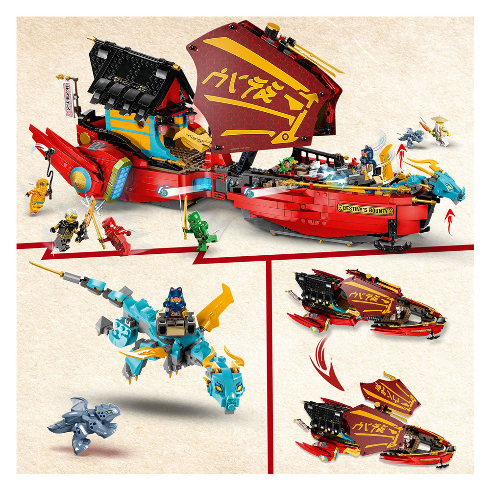 Lego LEGO Ninjago 71797 Destiny's Bounty - Race Tegen De Klok