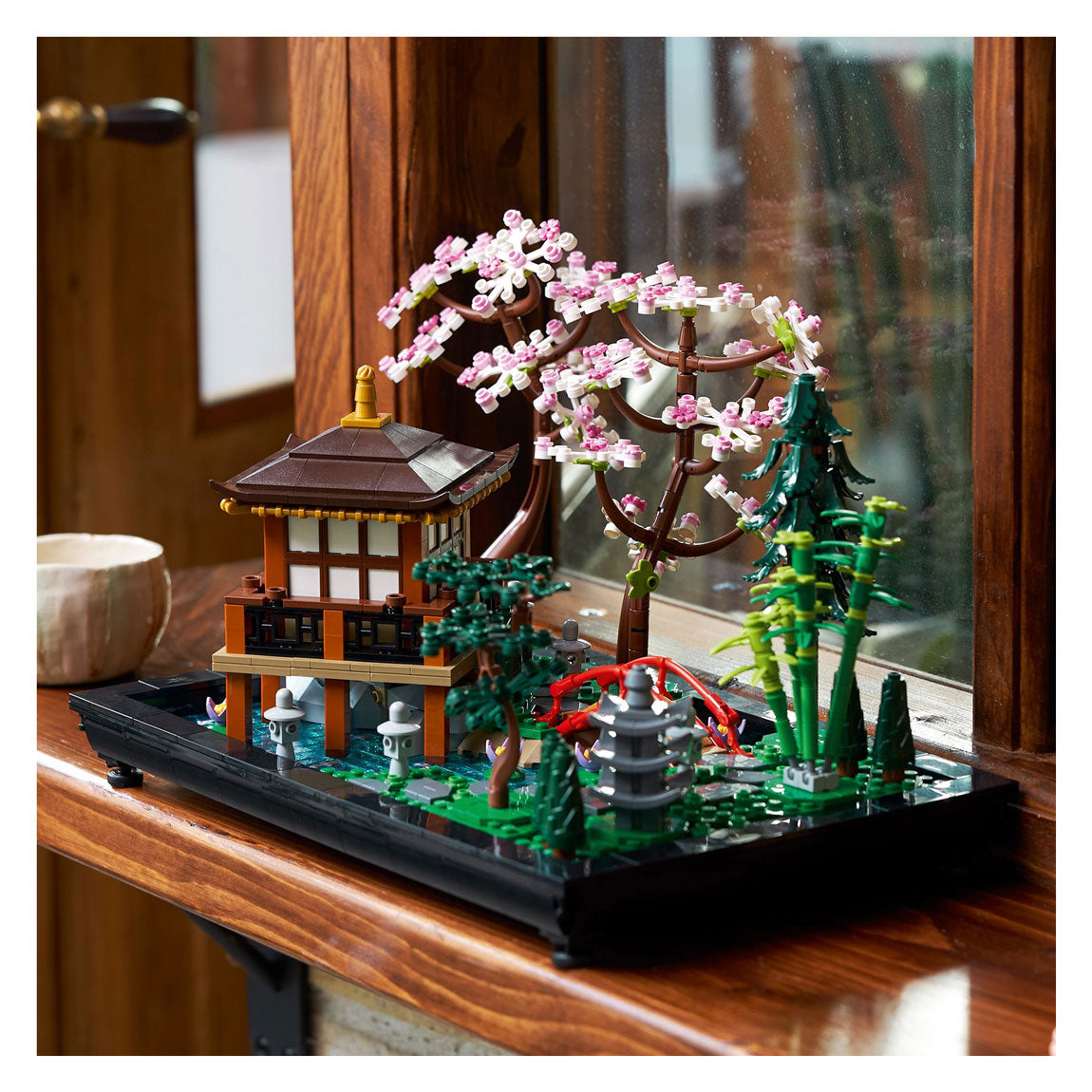 Lego icons rustgevende tuin botanisch mindfulness bouwpakket voor volwassenen - 10315