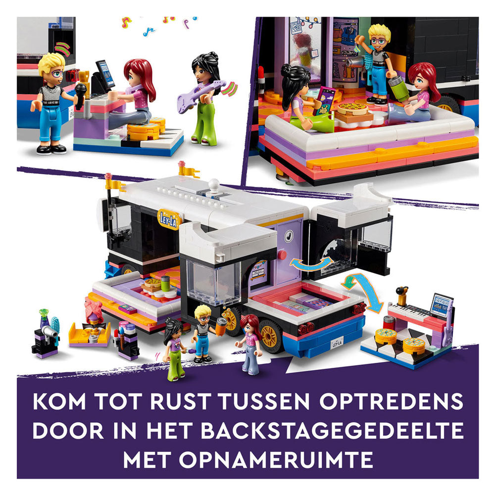 Lego LEGO Friends 42619 Bus turistico di Popstar