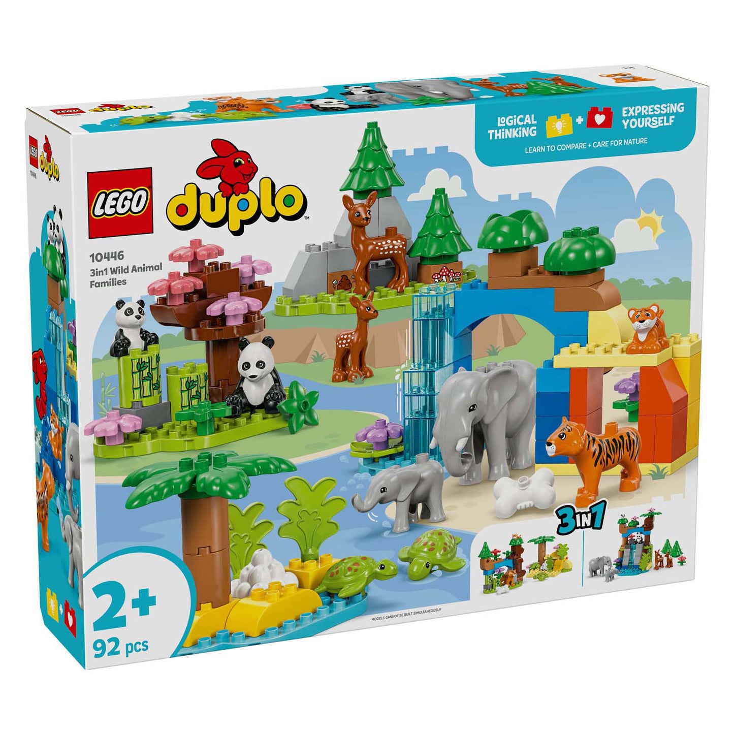 LEGO LEGO DUPLO CITTÀ 10446 Famiglie 3 in 1 di Wild Dieren