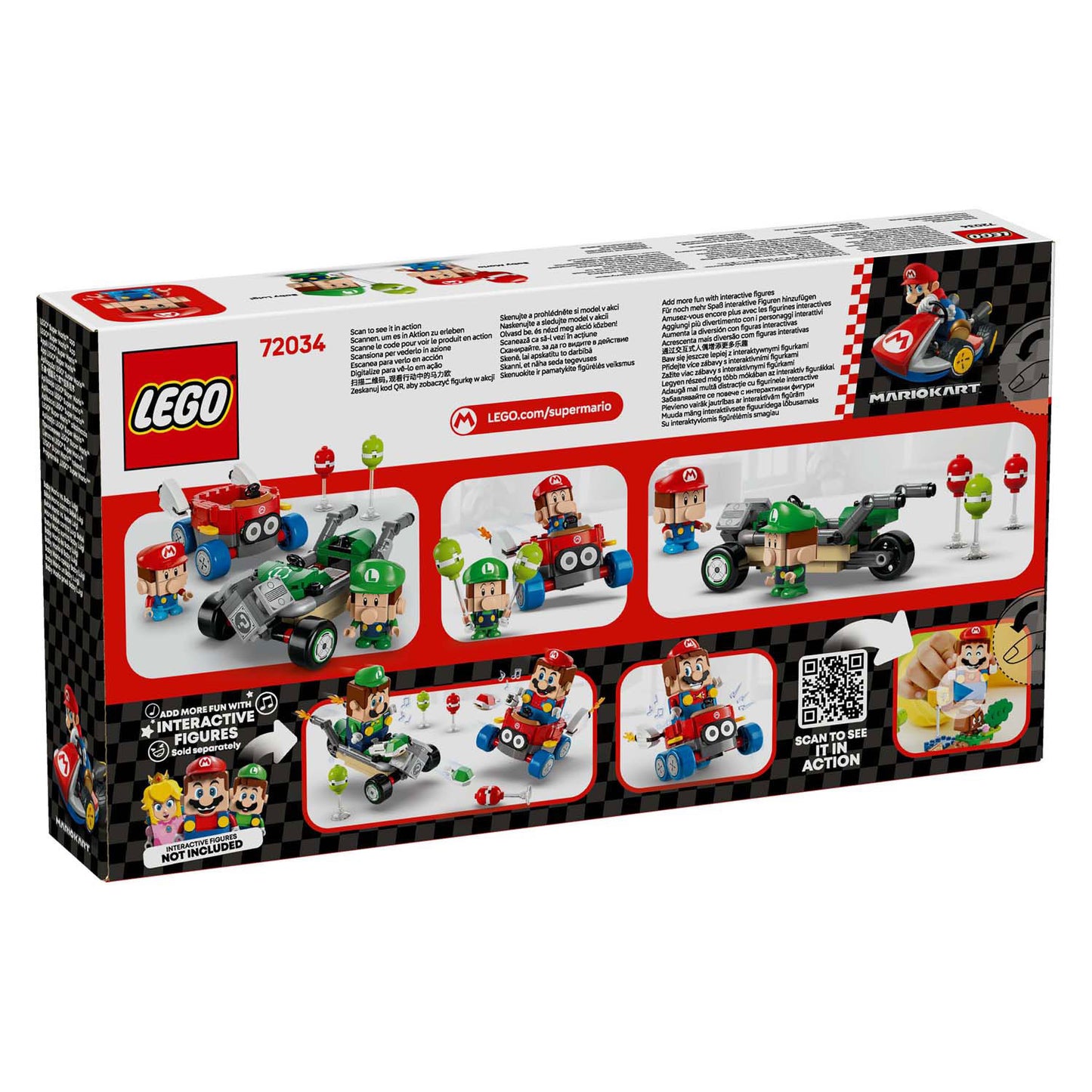 LEGO LEGO Super Mario 72034 Mario Kart Baby Mario vs. Bebé luigi