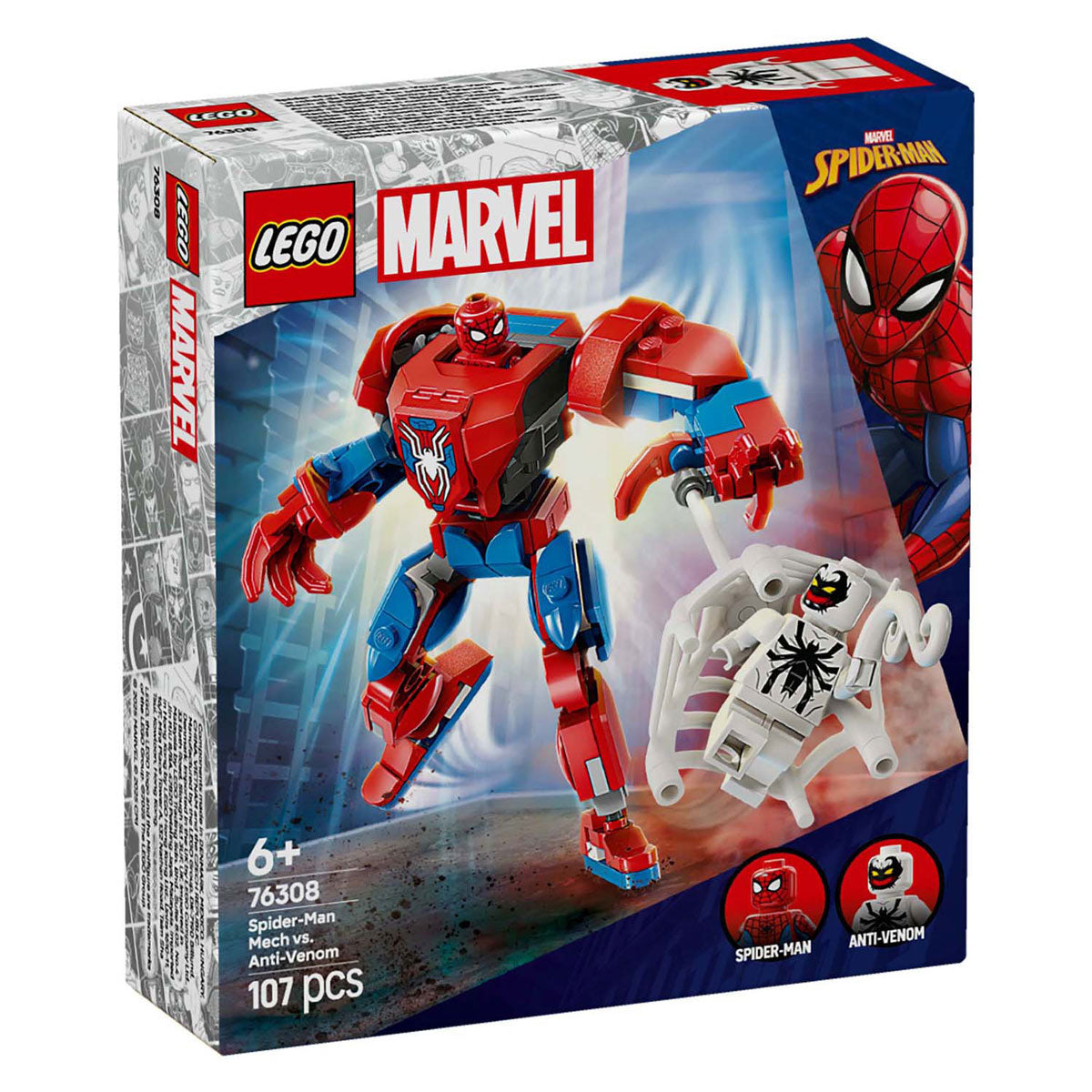 Lego Lego Super Heroes 76308 Spider-Man Mecha vs. anti-vom
