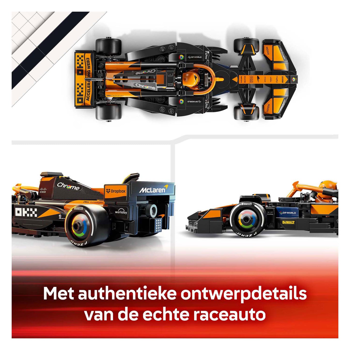 Lego speed champions mclaren f1 team mcl38 racewagen set - 77251