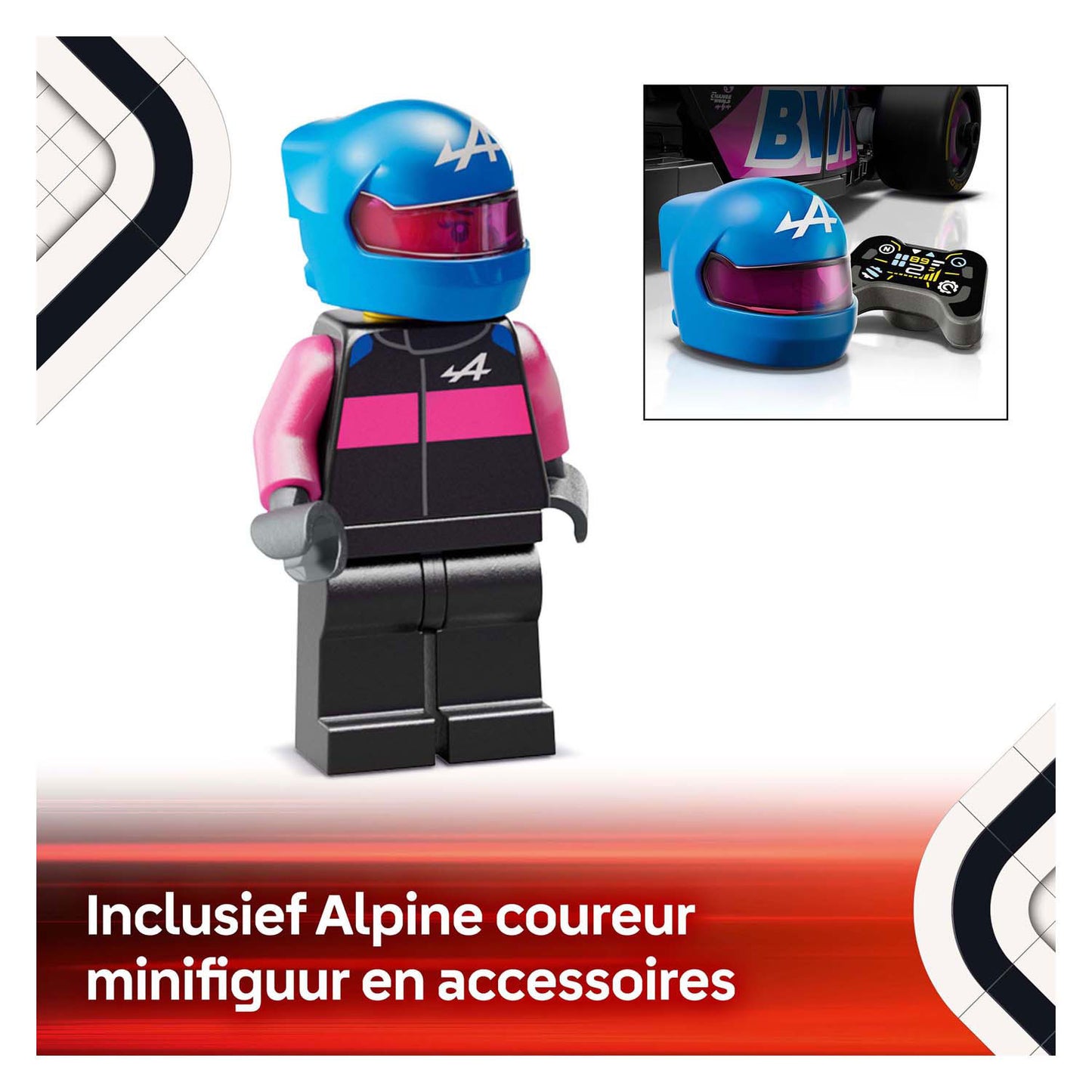 Lego speed champions bwt alpine f1 team a524 racewagen set - 77248