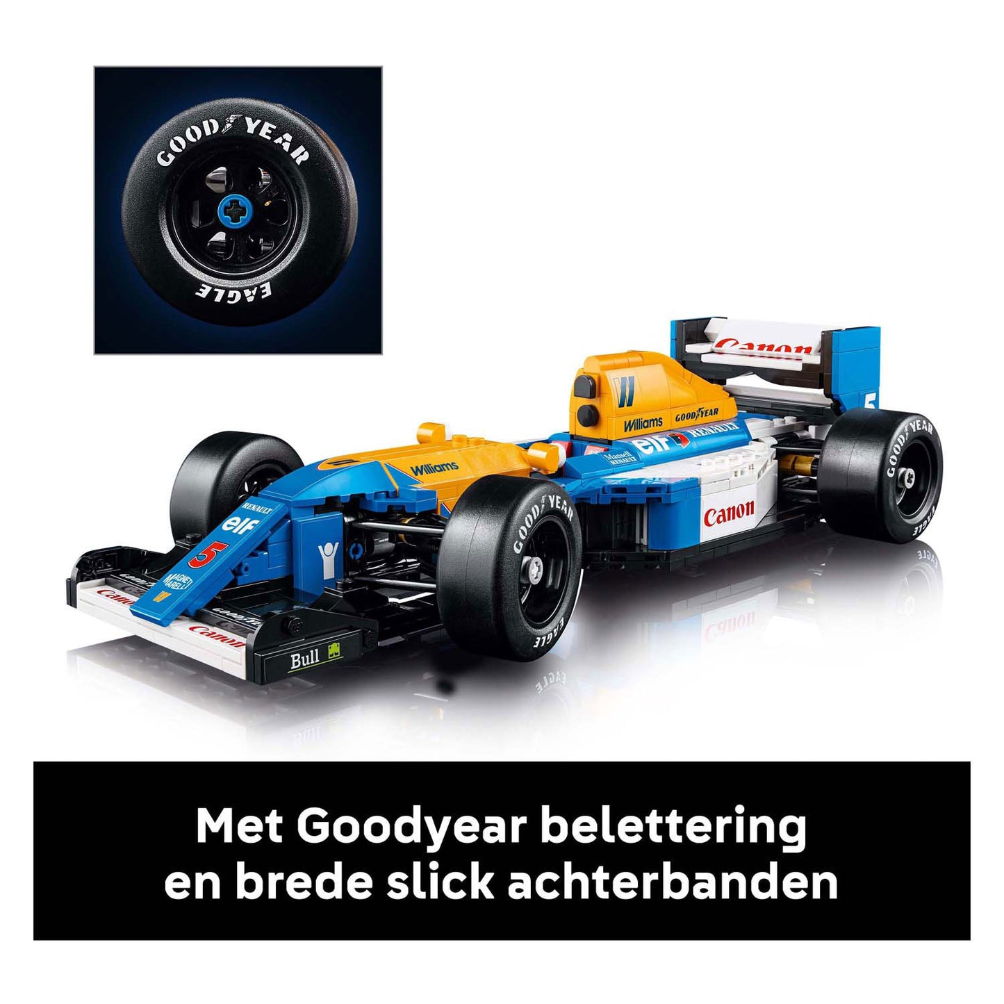 Icone LEGO 10353 Williams Racing FW14B e Nigel Mansell