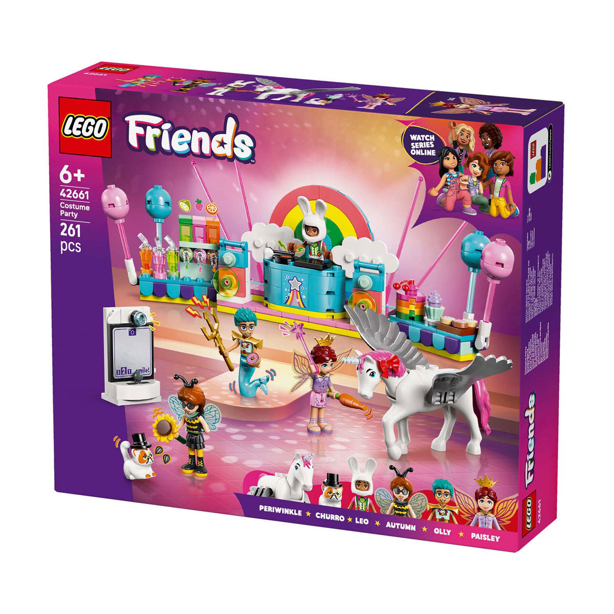 Lego Friends 42661 Vista de fiesta con unicornio y hadas