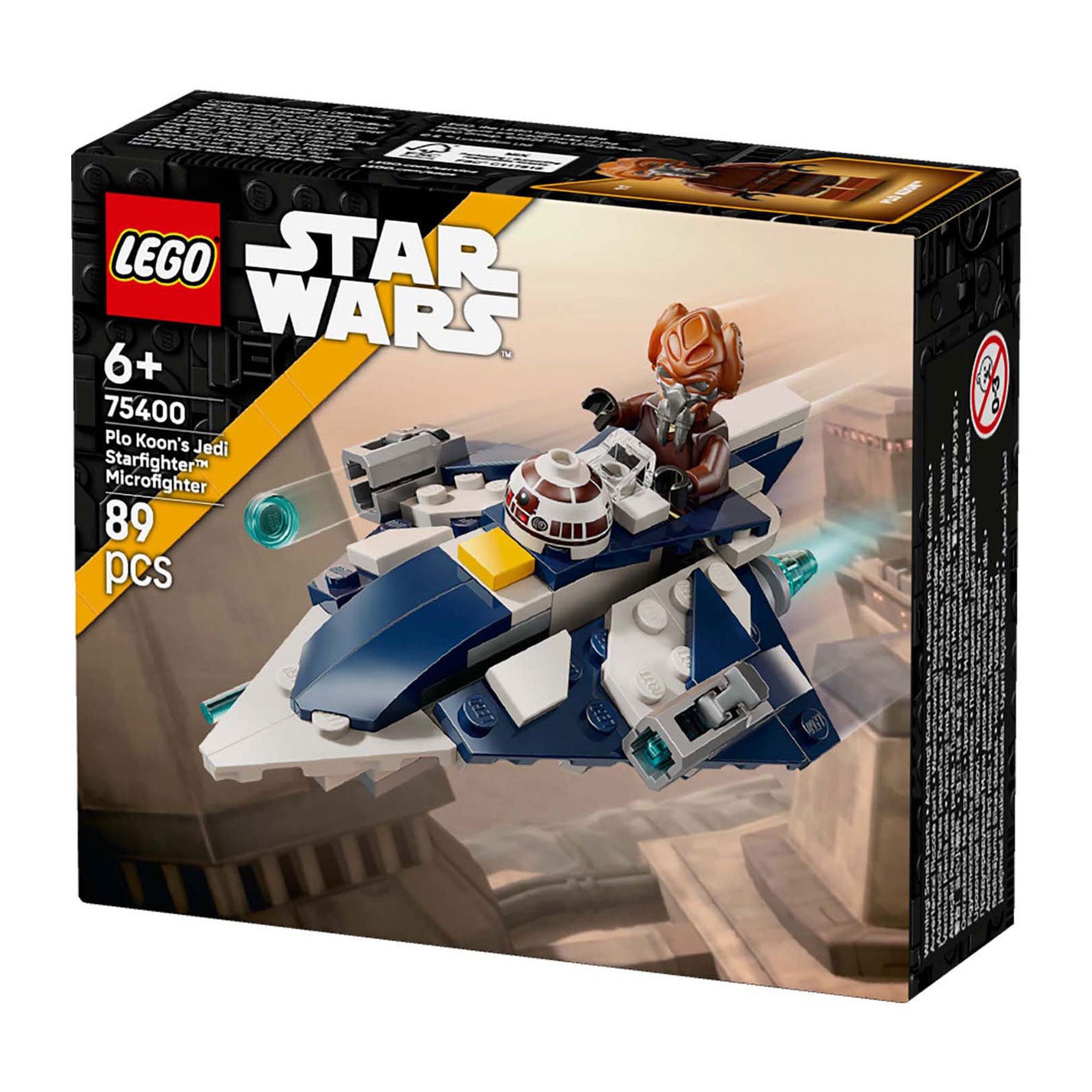 Lego star wars plo koons jedi starfighter microfighter set - 75400