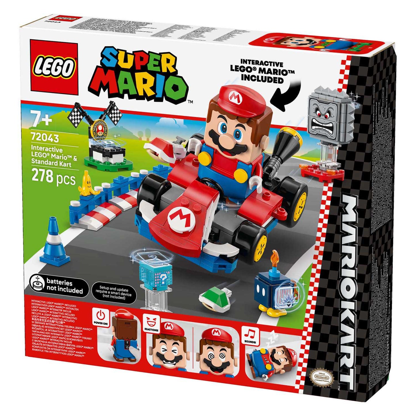 Lego Super Mario 72043 Mario e Staard Kart