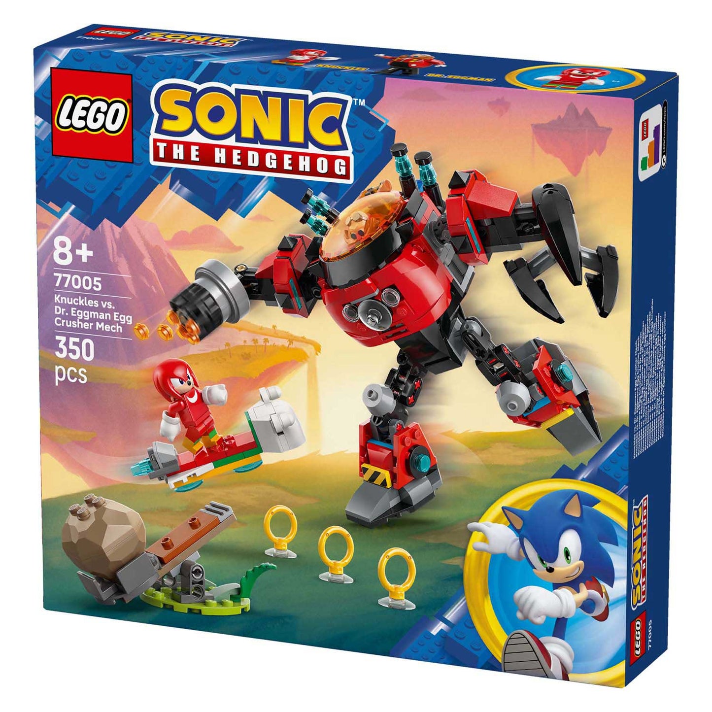 Lego Sonic 77005 Knuckles vs. Dr. Eggman Egg Crusher Mecha