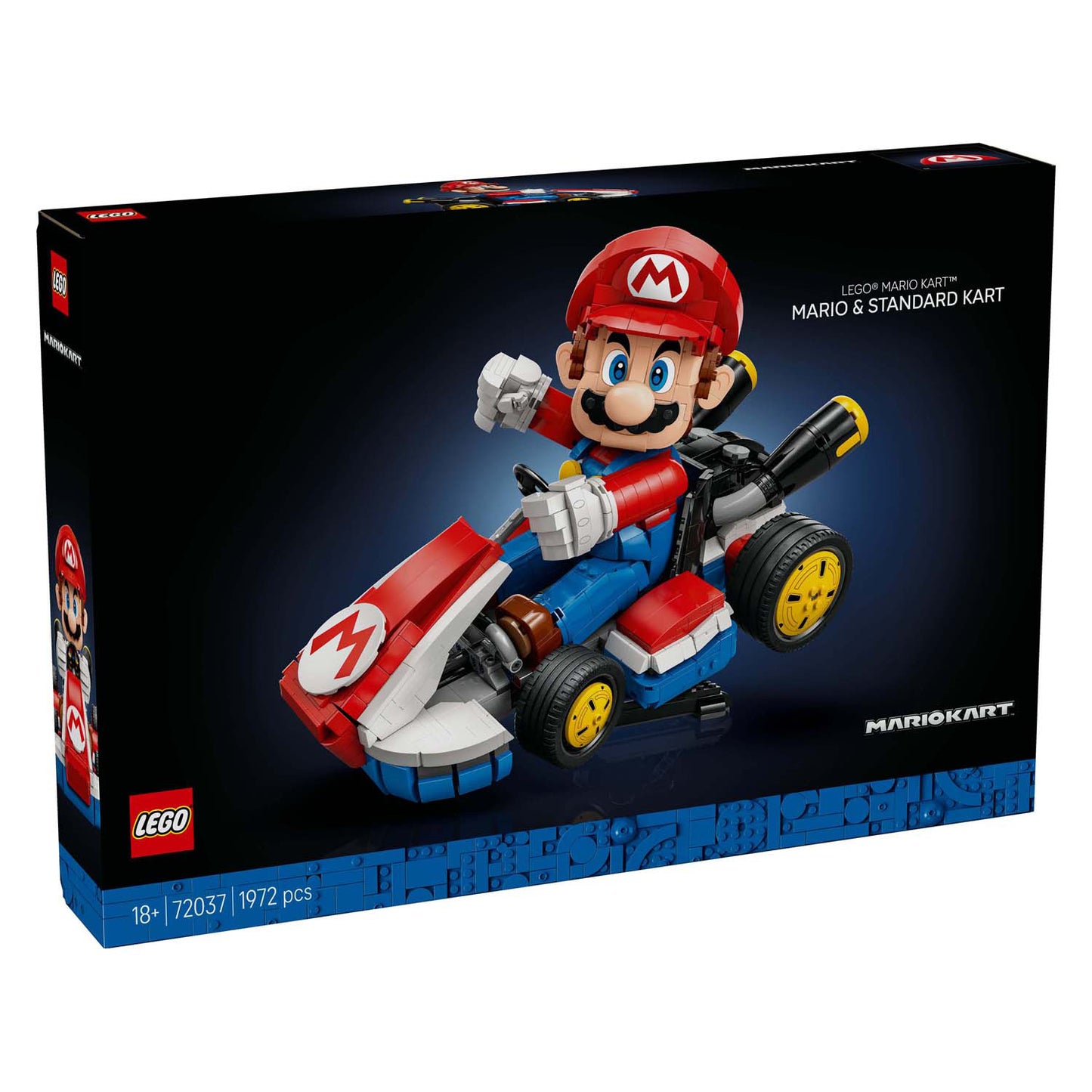 LEGO Super Mario 72037 Mario Kart Mario e Stateard Kart