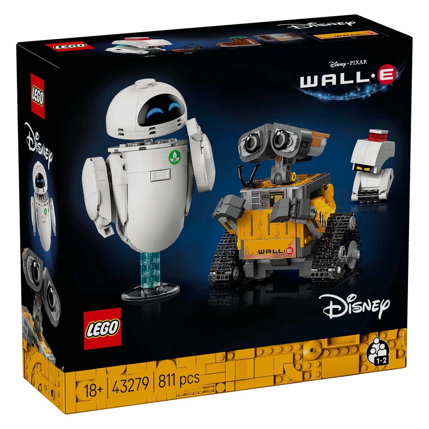 Disney LEGO 43279 Pixar Wall-e ed Eva
