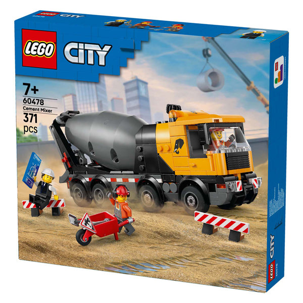 Lego city great vehicles - cementwagen - 6+ jaar - inclusief figuren