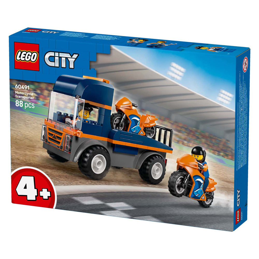 Lego City Great Vehicles 60491 trasportatore per moto | 2 pezzi