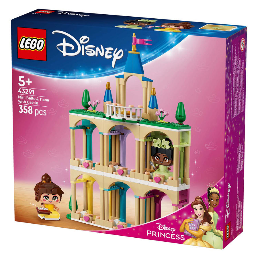Lego Disney Princess 43291 Mini Belle e Tiana con castello