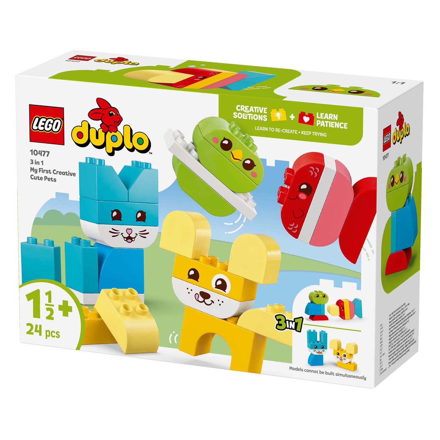 Lego 10477 Duplo Animali Creativi 3 in 1 | 2 pezzi