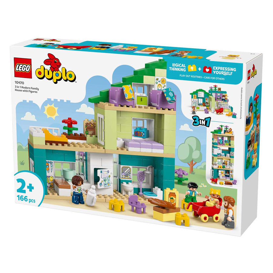 Lego Duplo Town 10470 Casa moderna 3 en 1 con figuras