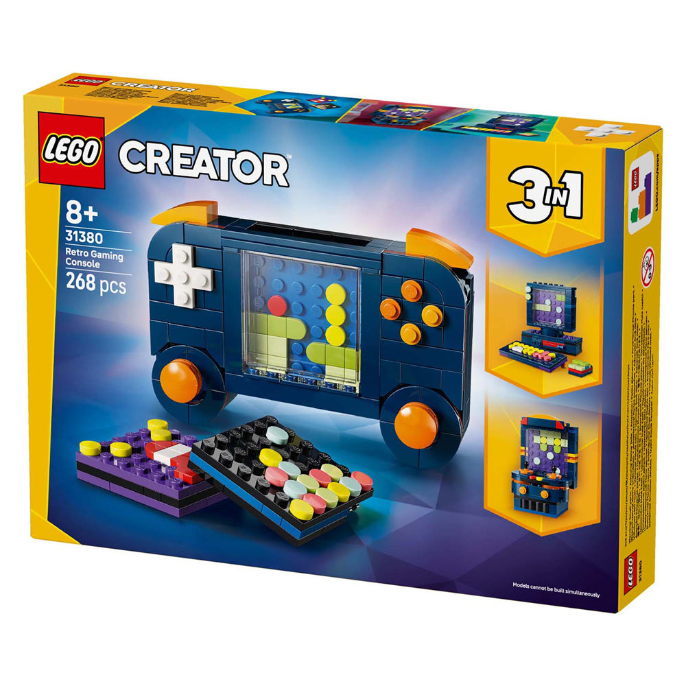 Lego ® creator 3in1 retro spelcomputer speelgoedmodel - bouw om tot desktop of speelautomaat - 31380