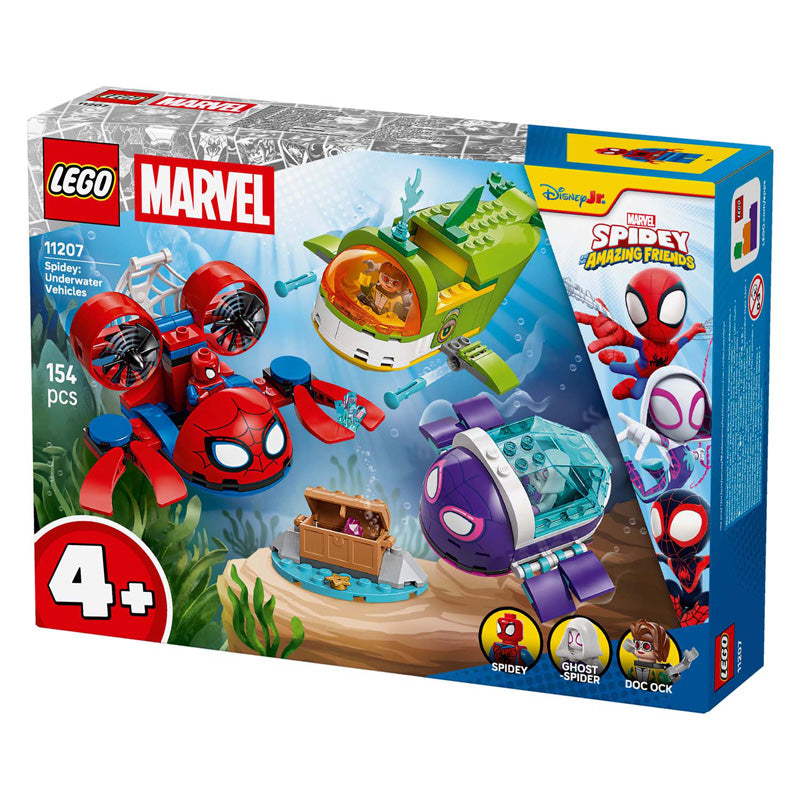 Lego Marvel 11207 Spidey: veicoli sottomarini