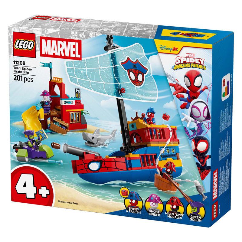 Lego marvel 11208 team spidey piratenschip