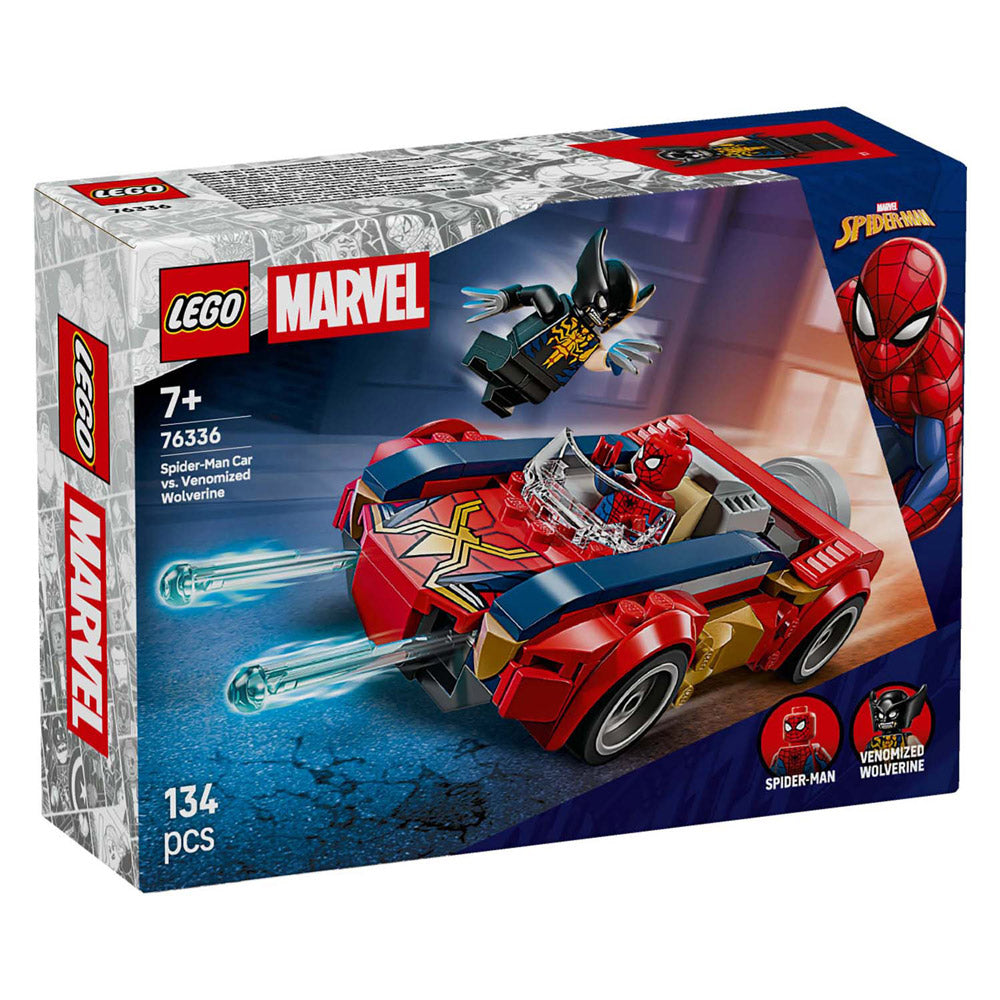 Lego super heroes 76336 marvel spider-man car vs. lobezno envenenado