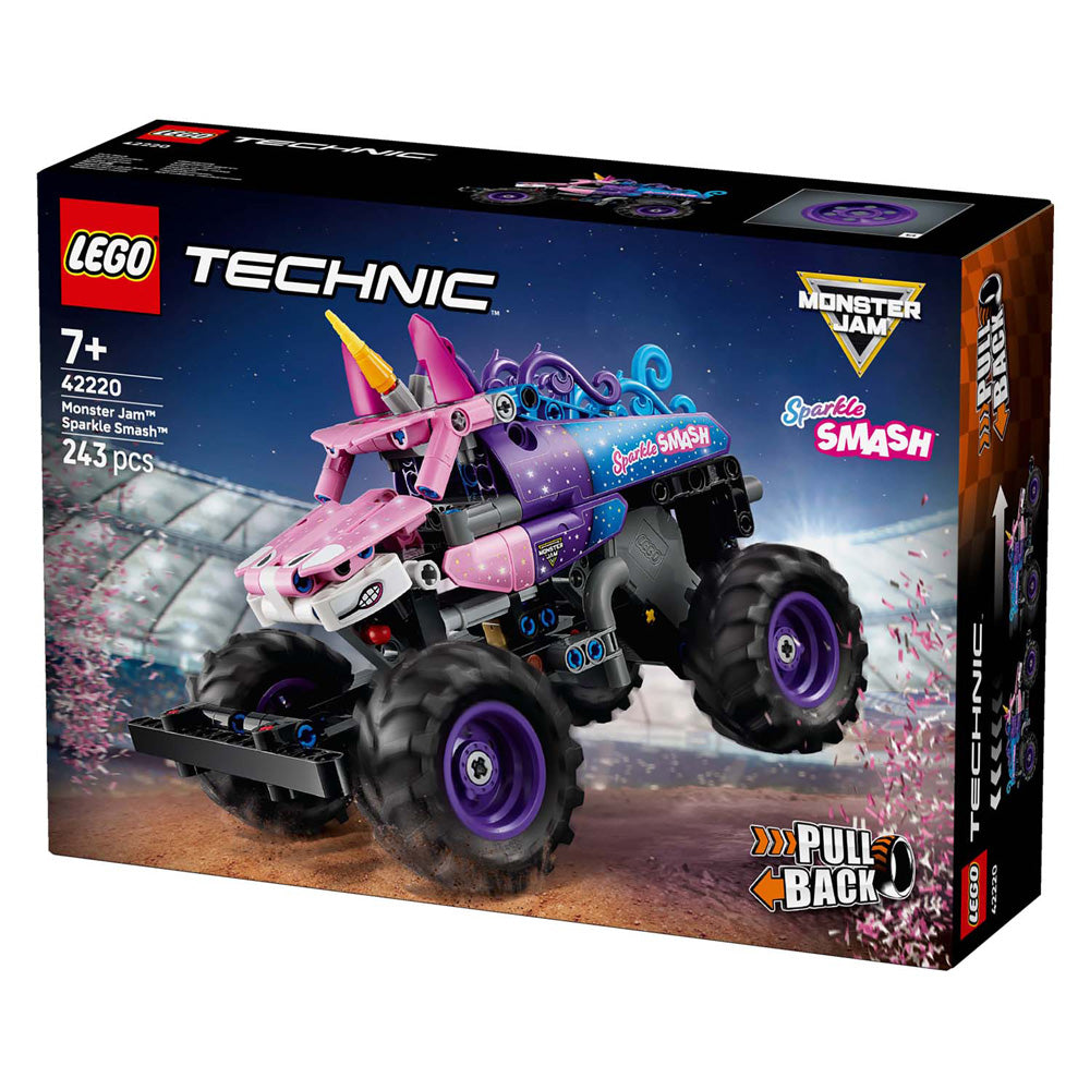 Lego Technic 42220 Monster Jam Sparkle Smash Pullback