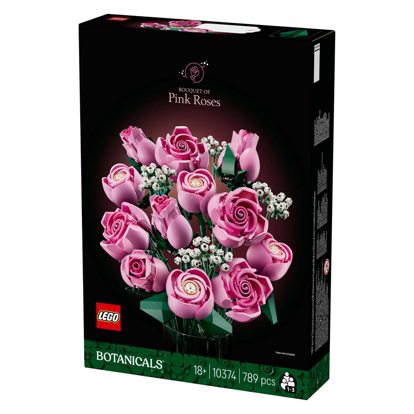 Lego botánicos 10374 ramo de rosas rosadas