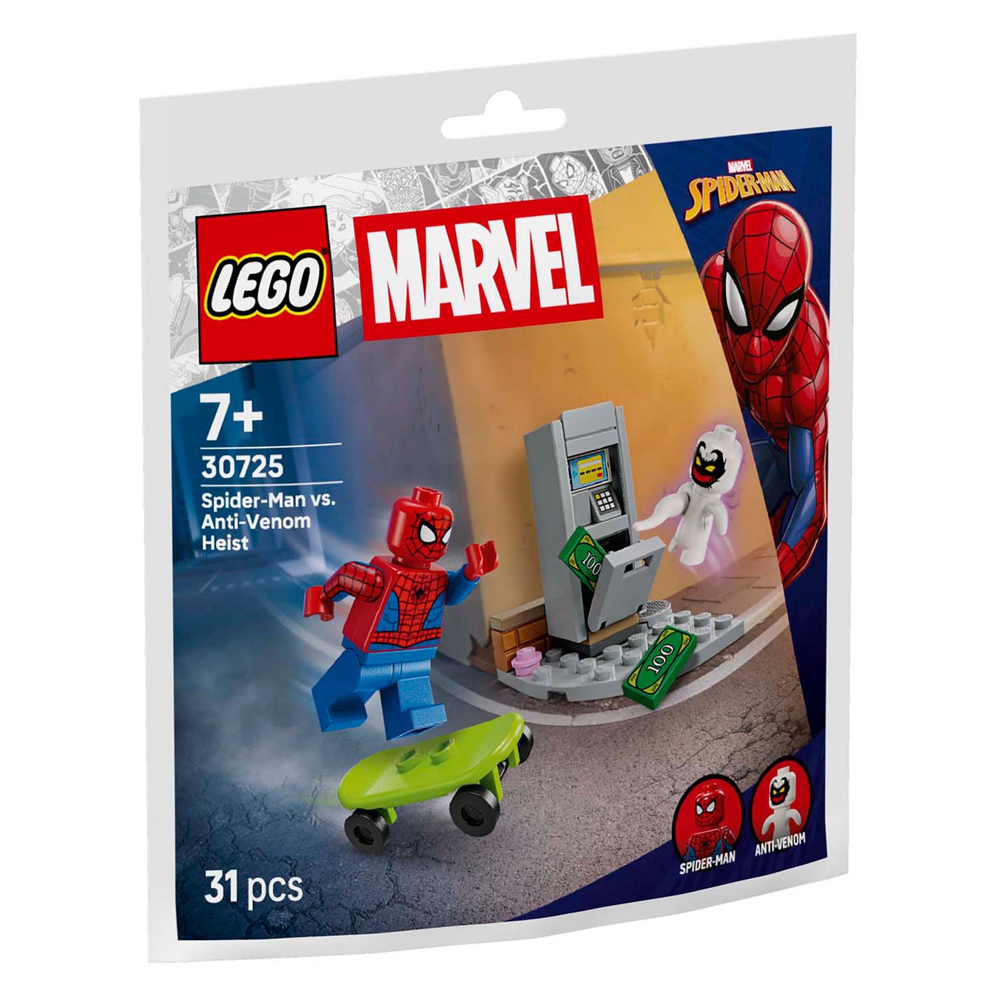 Lego super heroes 30725 spiderman vs anti-venom overval
