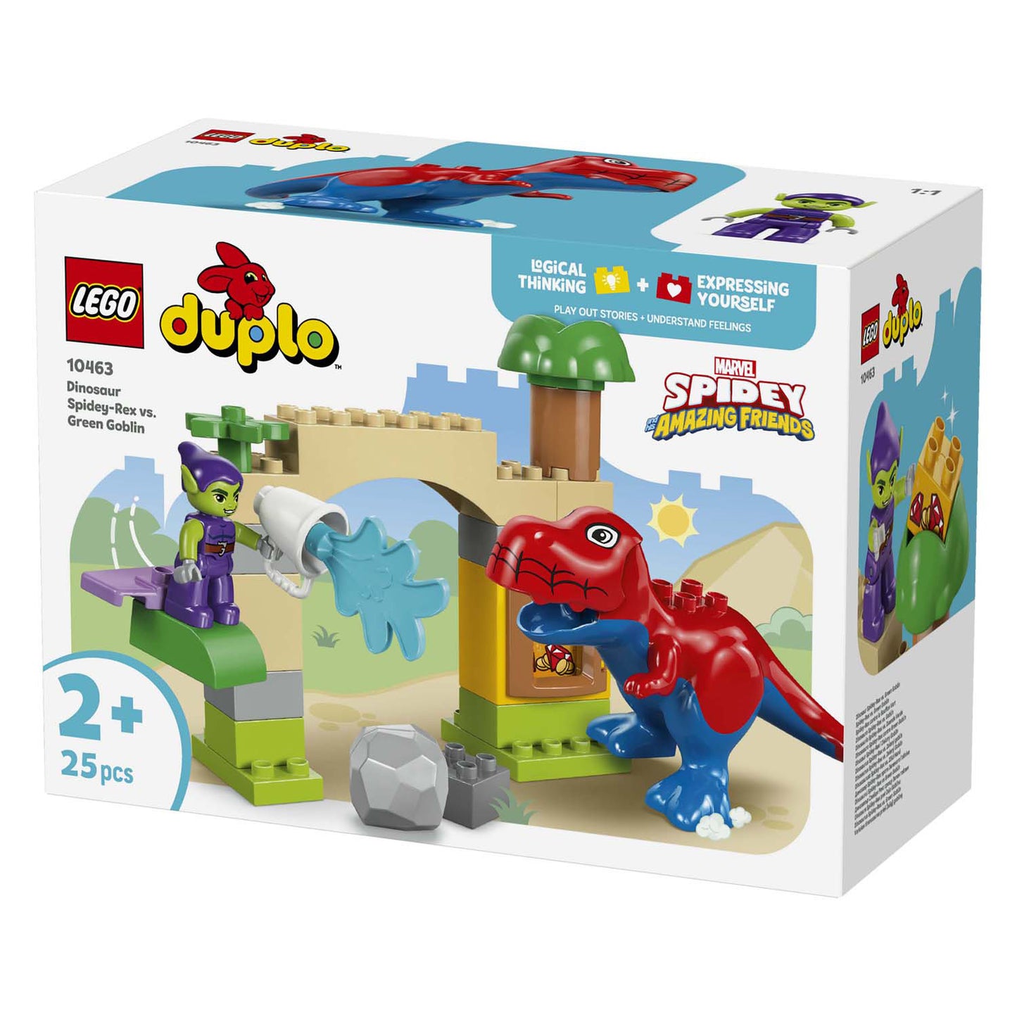 Lego duplo 10463 dinosaurus spidey-rex vs. green goblin