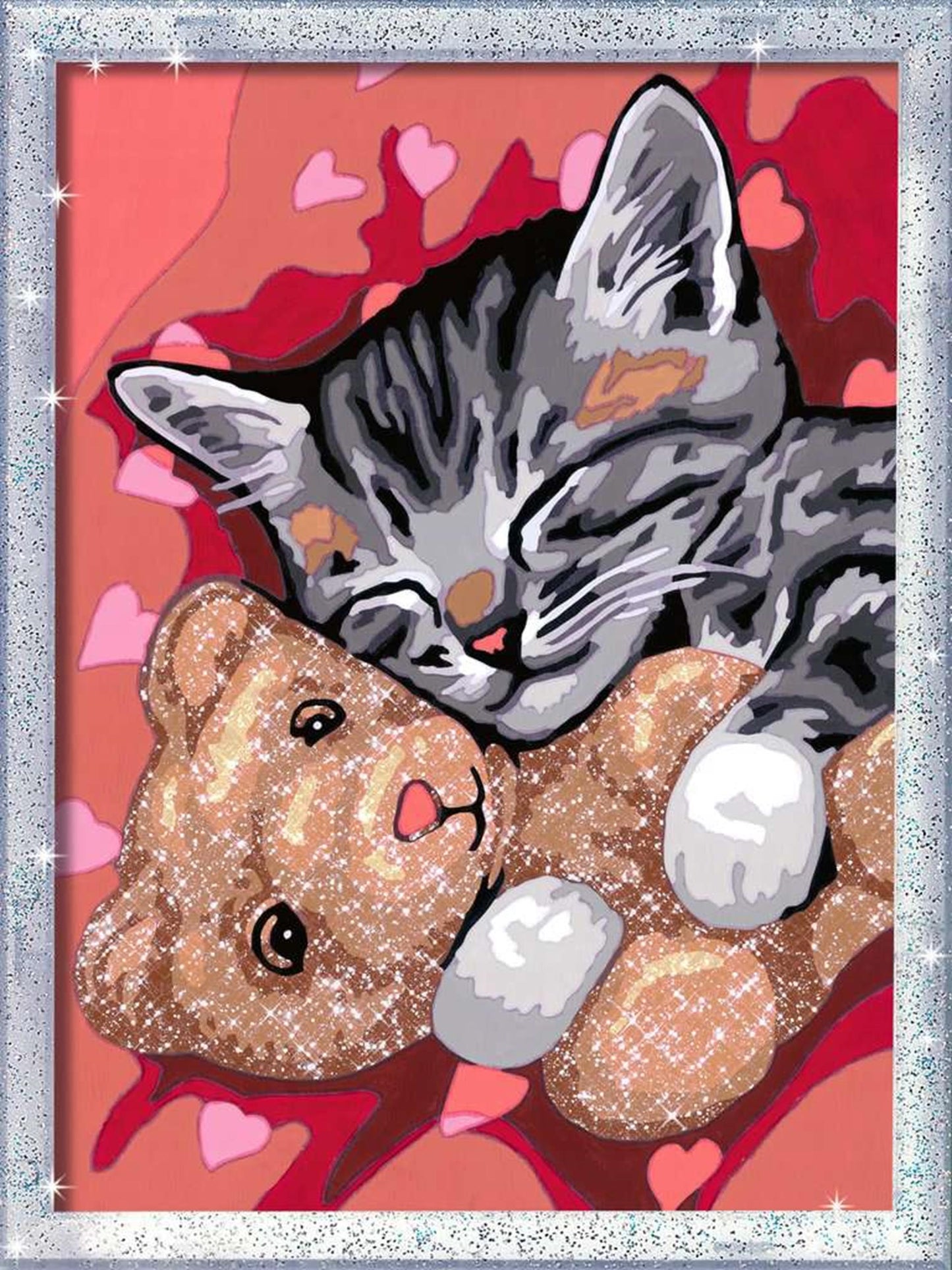Ravensburger Pintura Creart en número pacífico gatito
