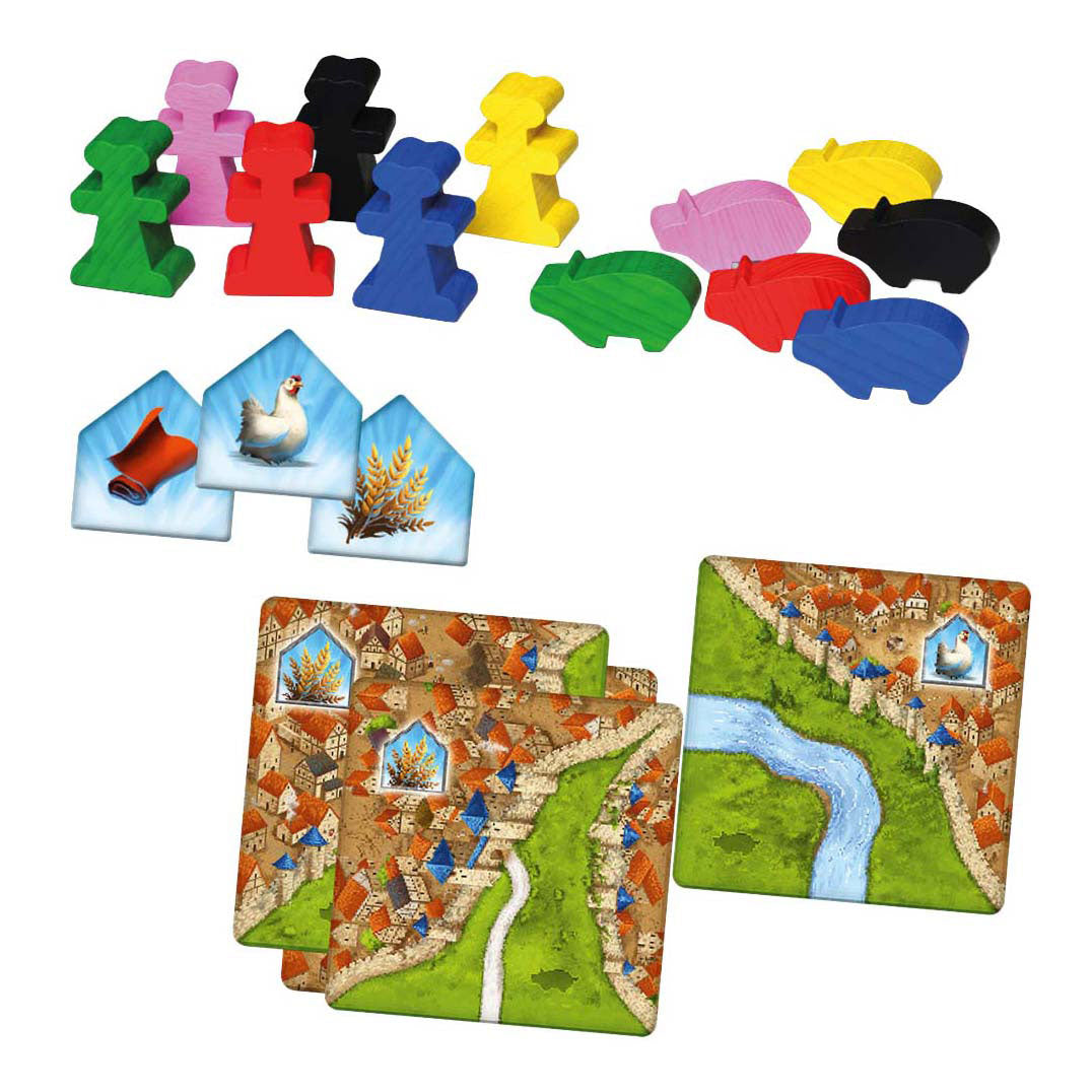 999games Espansione dei costruttori di Carcassonne Merchants 999 giochi