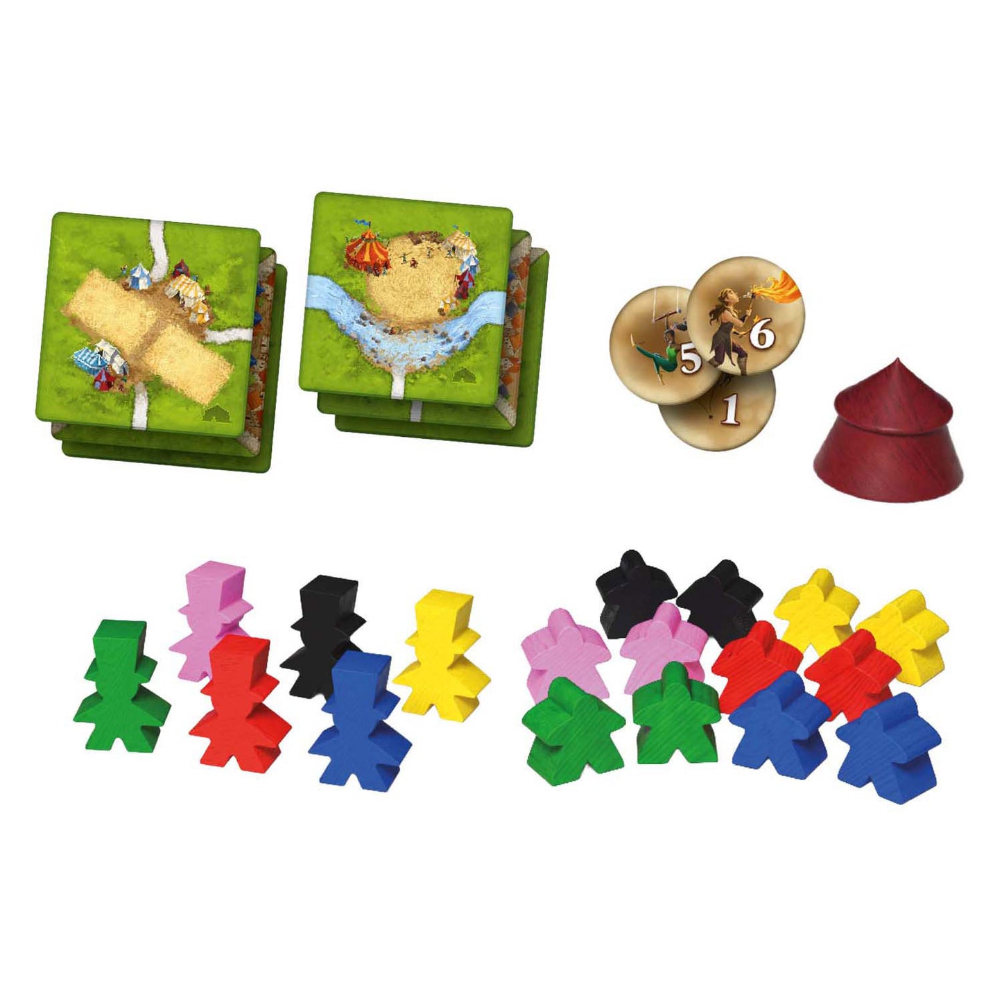 999games 999 juegos carcassonne expansión de artistas circenses
