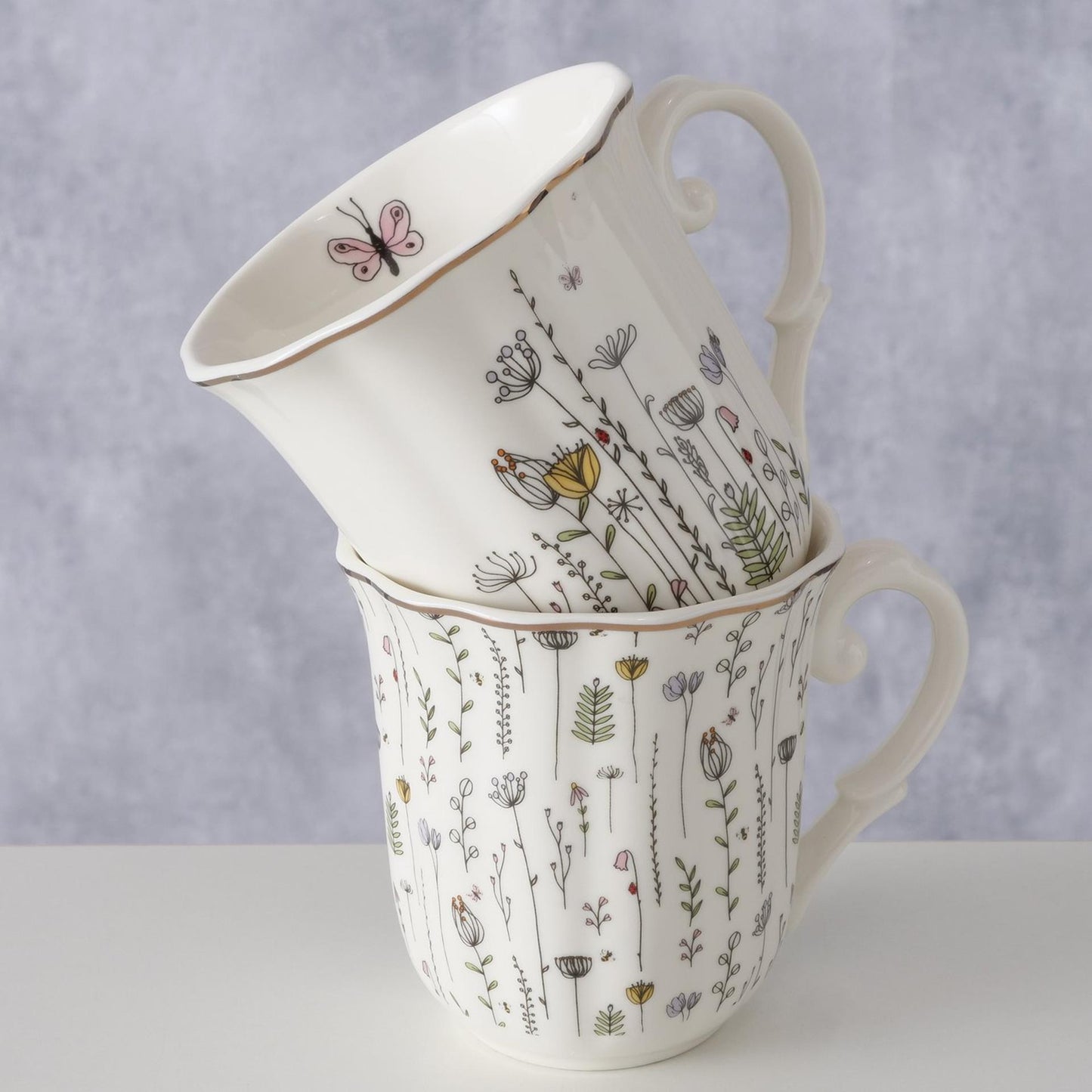 Boltze home mug fiori di camomilla 350ml