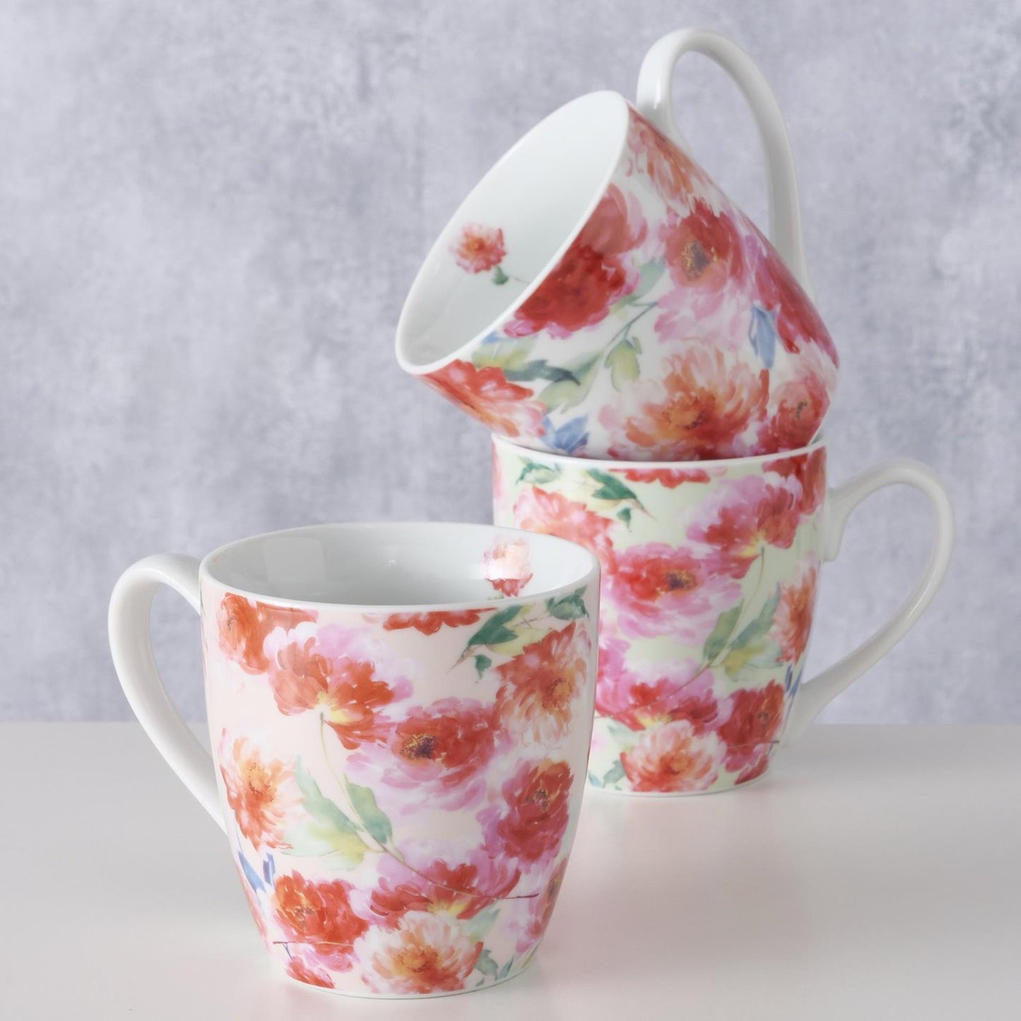 Boltze Home Jumbo Mug Karella con fiori 480ml