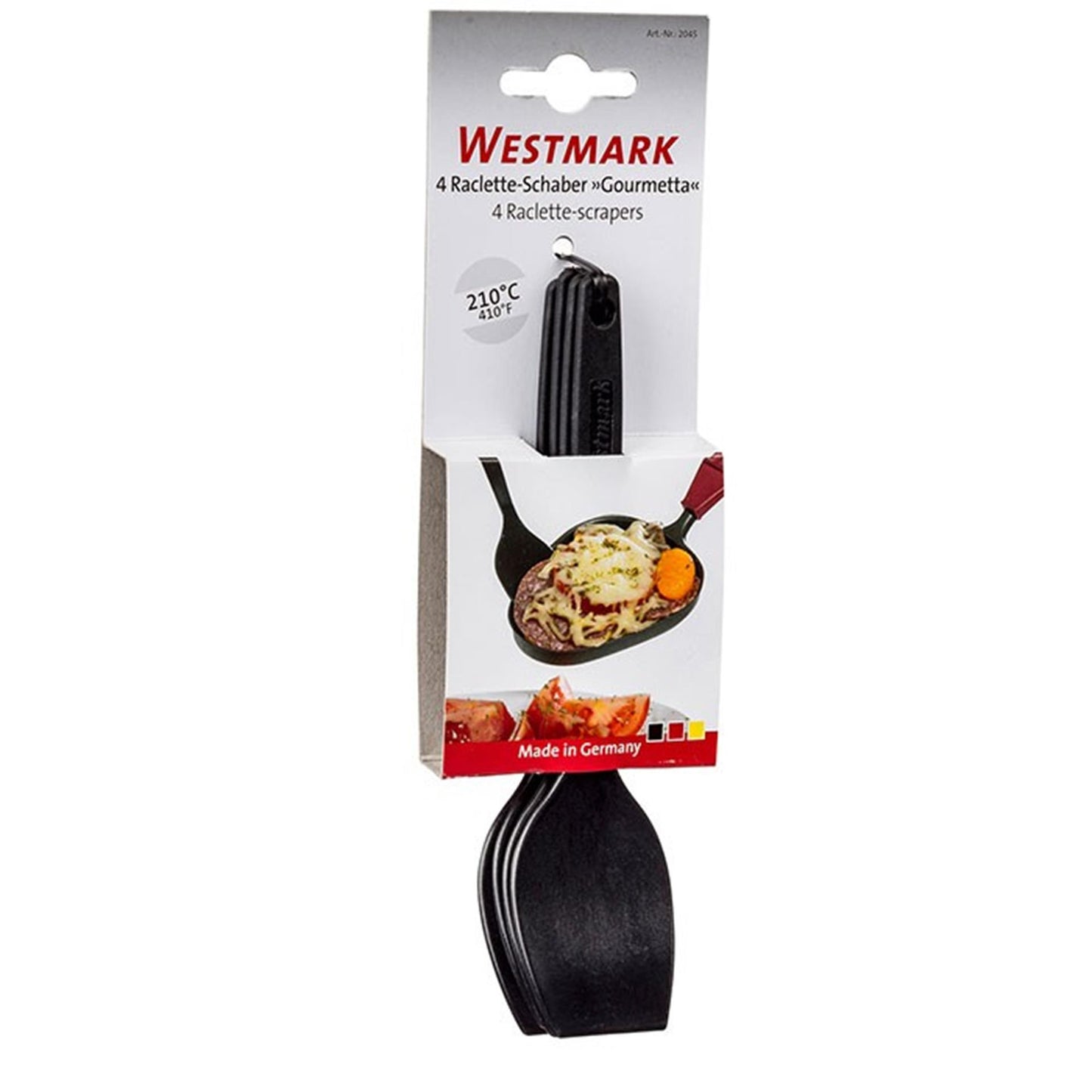 Espátulas gourmet Westmark 17cm juego de 4 piezas.