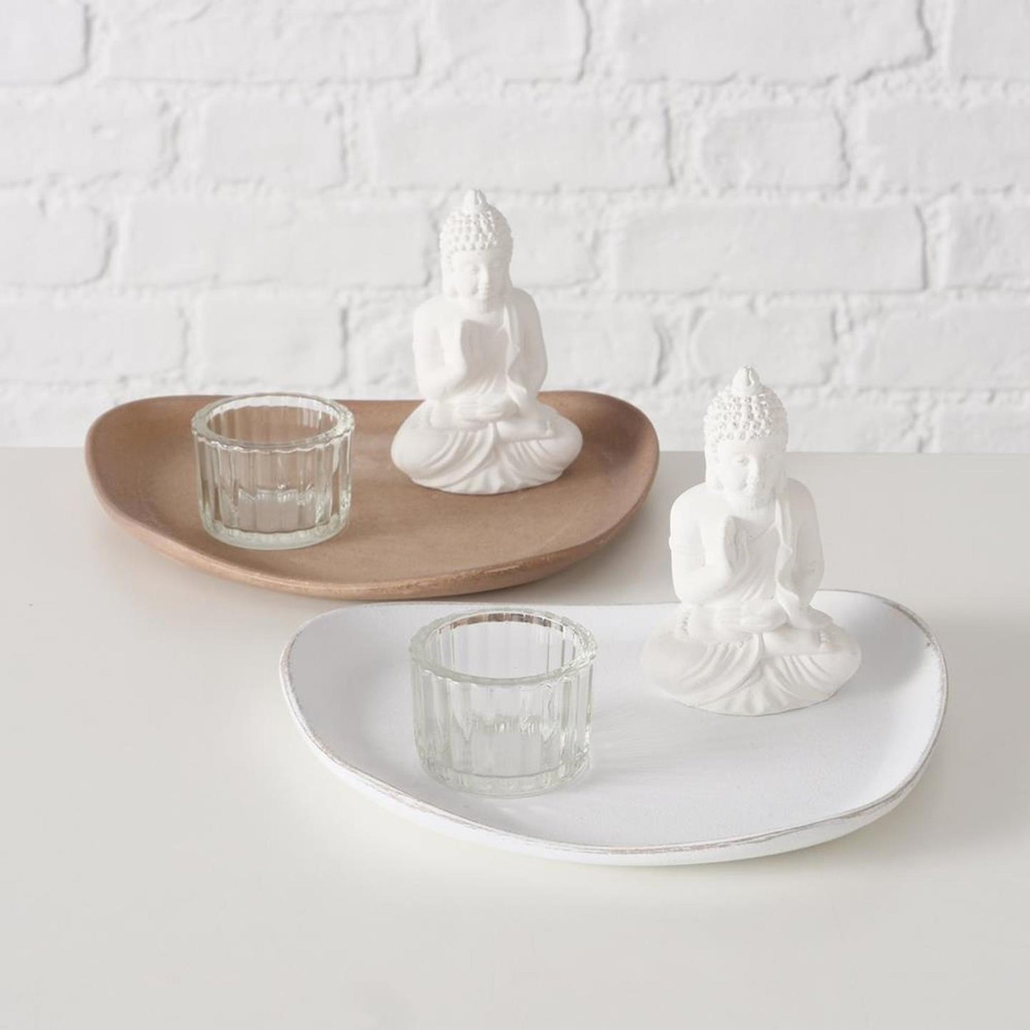 Boltze vassoio casa con decorazione 2 assortiti
