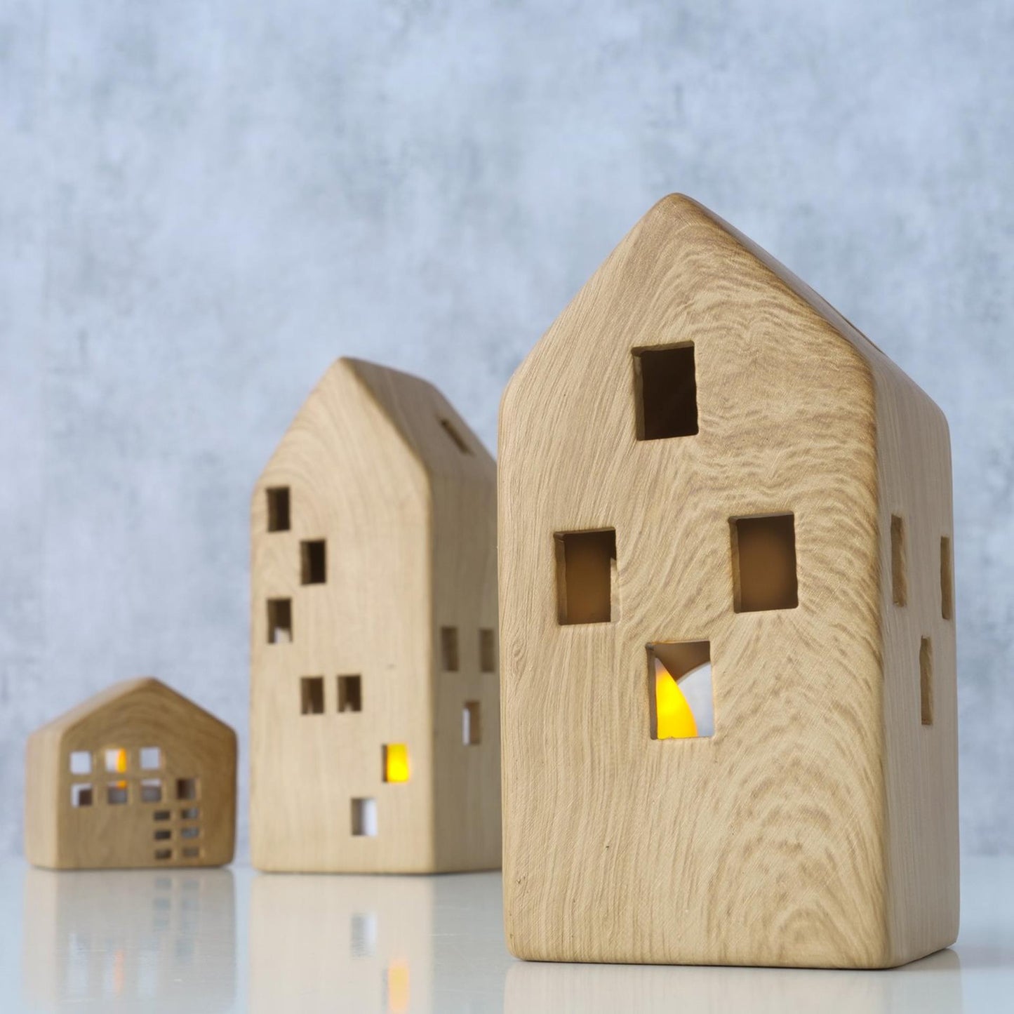 Boltze home portavelas modelo casa set a 3