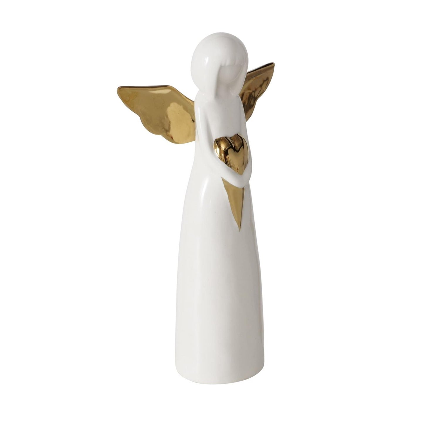 Boltze home figura d'angelo porcellana tatjana h25cm