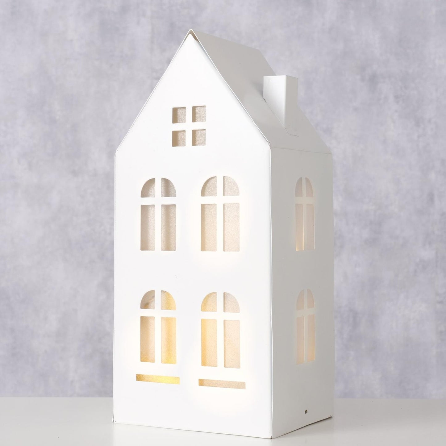 Boltze home deco casa domizil metallo led h22,3cm
