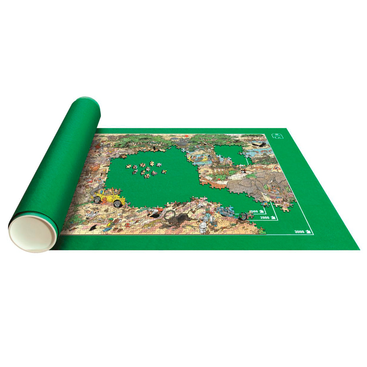 Jumbo puzzelmat puzzle roll puzzelrol voor puzzels van 1500-3000 stukjes
