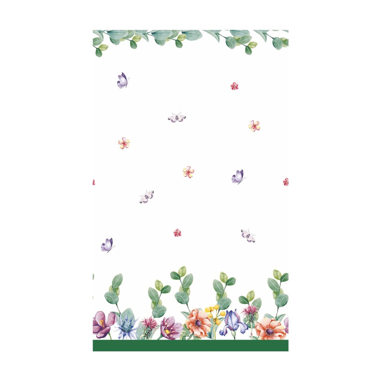 Mantel Duni mariposas ventosas 138 x 220 cm | 2 piezas