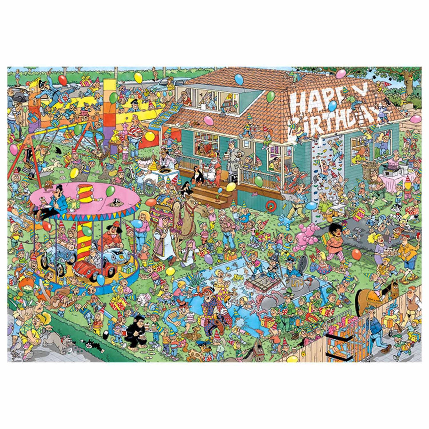 Jan Van Haasteren Jigsaw Punti di compleanno del puzzle, 1000st.