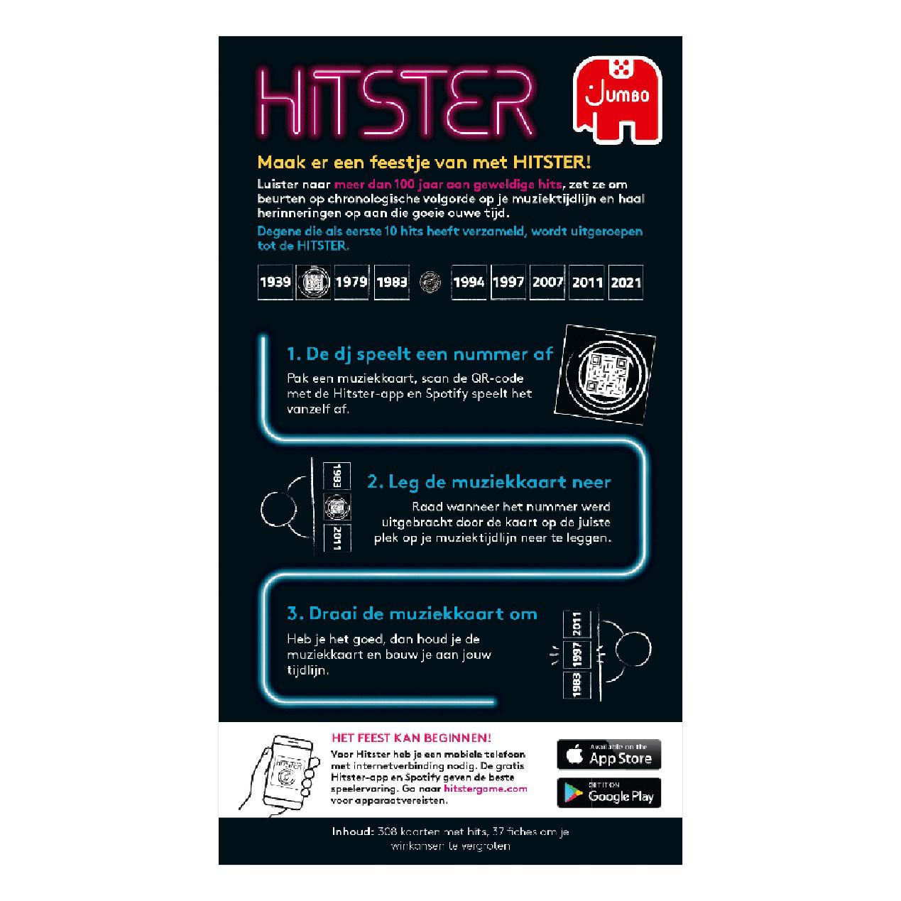 Juego de música jumbo hitster