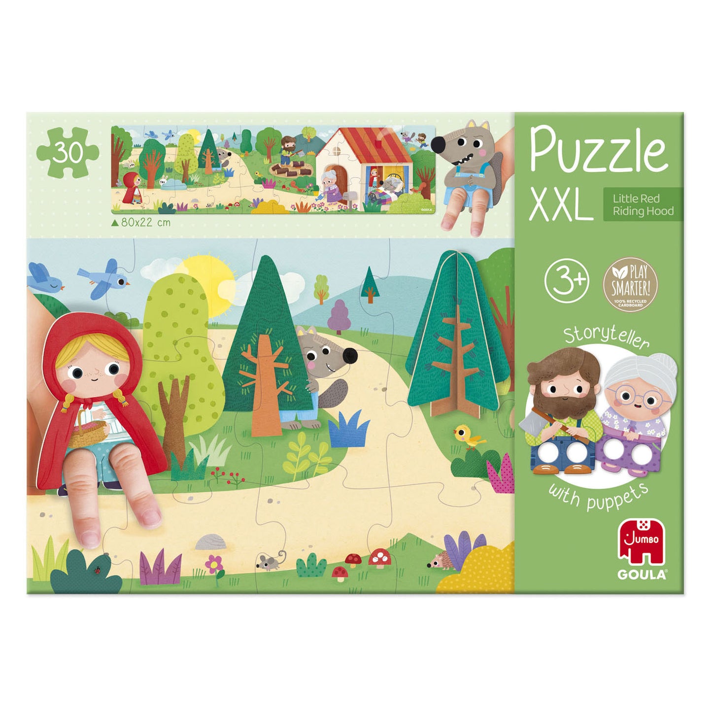 Gourla Leg Puzzel XXL Lostkap, 30st.