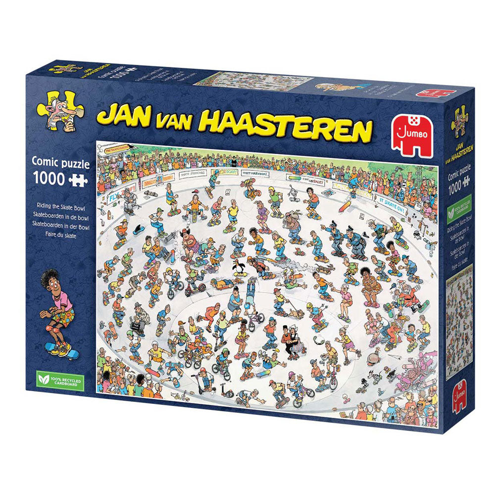 Jumbo jan van haasteren puzzel skateboarden in de bowl 1000 stukjes