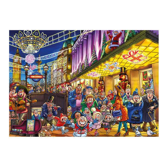 Jumbo washij natalizio 20 gamba puzzel The Spirits of Christmas, 2x1000st.